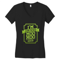 Certified Moomoo Mamamoo Women's V-neck T-shirt | Artistshot