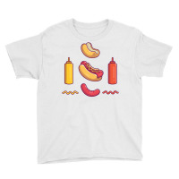 Hotdog Ingredient Elements Youth Tee | Artistshot