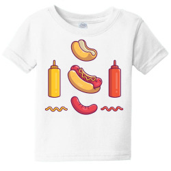 hotdog ingredient elements Baby Tee | Artistshot