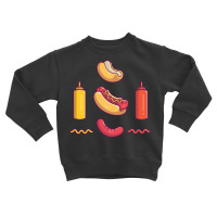 Hotdog Ingredient Elements Toddler Sweatshirt | Artistshot