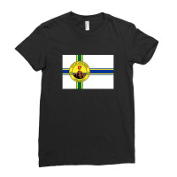 Official Little Rock Arkansas Flag - Rock The Little Rock Flag Ladies Fitted T-shirt | Artistshot