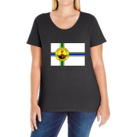 Official Little Rock Arkansas Flag - Rock The Little Rock Flag Ladies Curvy T-shirt | Artistshot