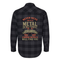 Funny Detectorist Metal Detecting Detectoring Flannel Shirt | Artistshot