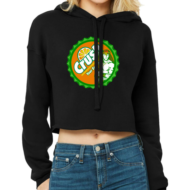 Barabarian Cola Cropped Hoodie by dianasal | Artistshot