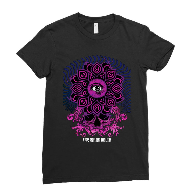 Texas Progressive Rock Ladies Fitted T-Shirt by NANCYLTICKLE-SUMMERS | Artistshot