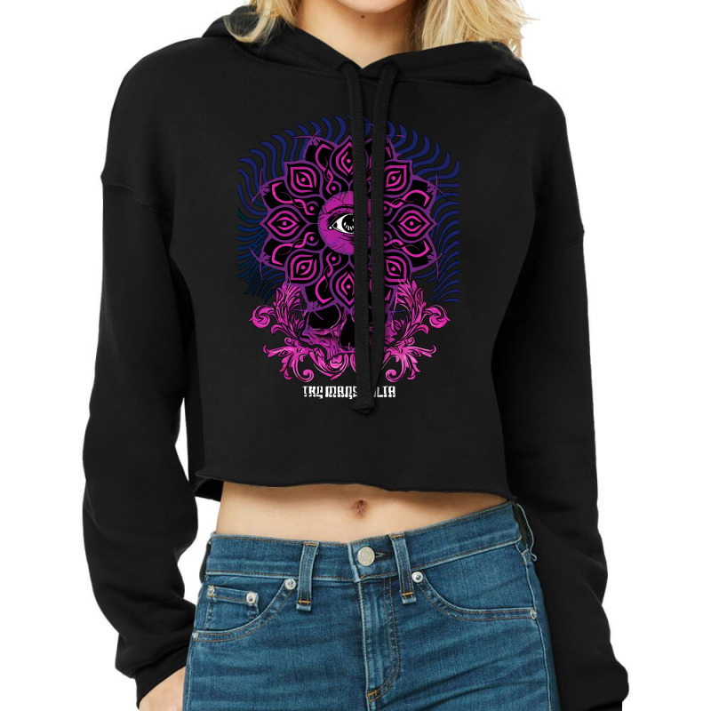 Texas Progressive Rock Cropped Hoodie by NANCYLTICKLE-SUMMERS | Artistshot