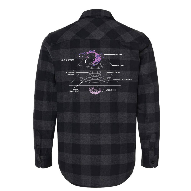 Physics Wormhole Time Travel Astrophysicists T Shirt Flannel Shirt by luckenbg | Artistshot