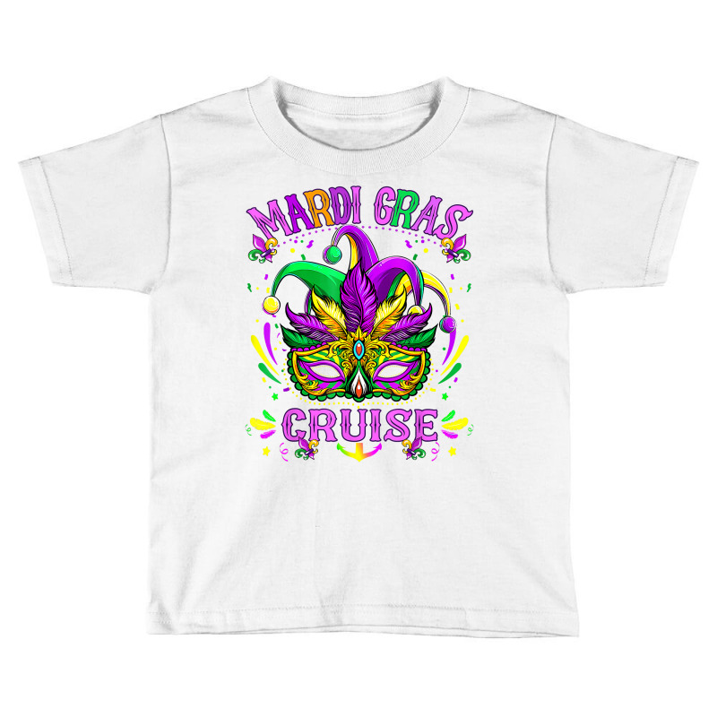 Mardi Gras Cruise Matching Parades Carnival Mask Festival T Shirt Toddler T-shirt by delredske | Artistshot