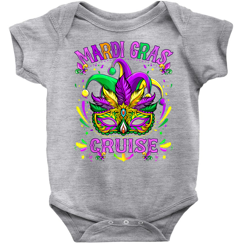 Mardi Gras Cruise Matching Parades Carnival Mask Festival T Shirt Baby Bodysuit by delredske | Artistshot