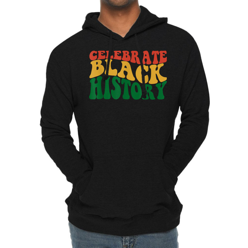 Retro Wavy Celebrate Black History Bhm African Pride T Shirt Lightweight Hoodie | Artistshot