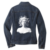 Megazone 23 Custom Laserdisc   V1 Ladies Denim Jacket | Artistshot