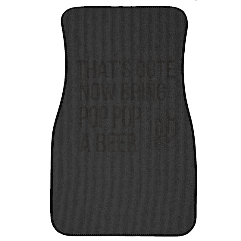 Funny Pop Pop Grandpa Fathers Day Gift Pop Pop Dad Front Car Mat | Artistshot