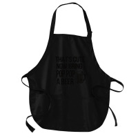 Funny Pop Pop Grandpa Fathers Day Gift Pop Pop Dad Medium-length Apron | Artistshot