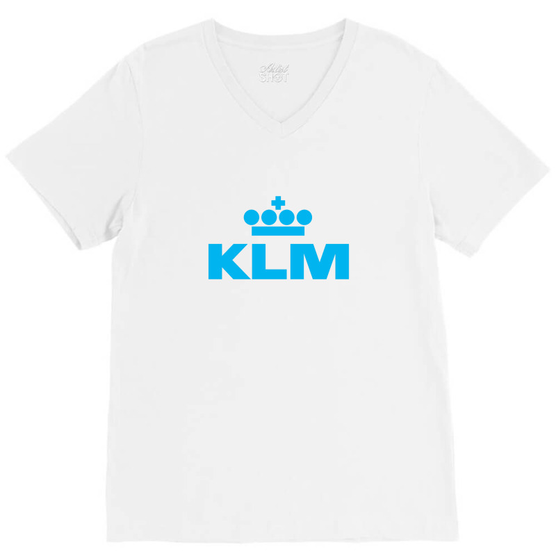 Gorgeus Blue Klm V-neck Tee | Artistshot