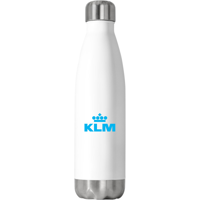 Gorgeus Blue Klm Stainless Steel Water Bottle | Artistshot