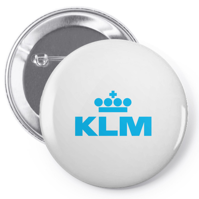 Gorgeus Blue Klm Pin-back Button | Artistshot