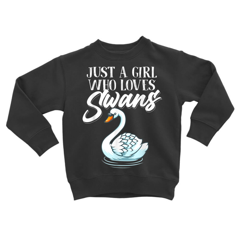 Cool Swan For Women Girls Tundra Trumpeter Swans Lake Animal Toddler Sweatshirt | Artistshot