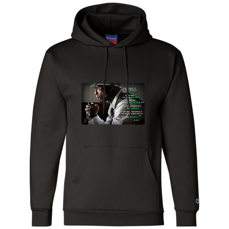 Get Rich Or Die Tryin' Champion Hoodie | Artistshot