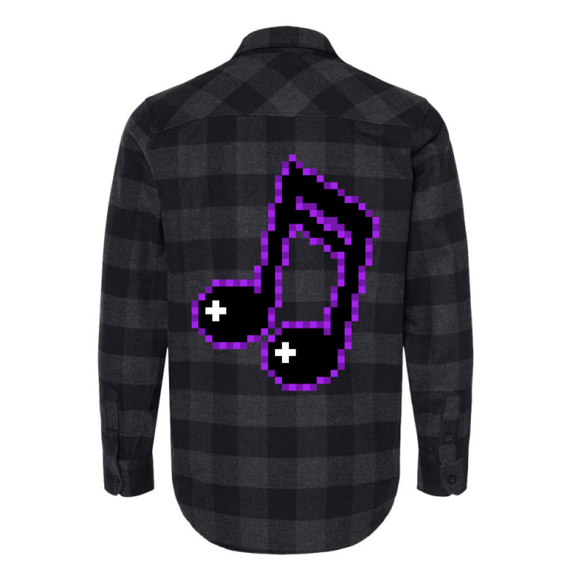 Purp Music Note 1 Flannel Shirt by AngelinoGuron | Artistshot