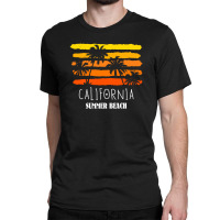 California Summer Beach For Dark Classic T-shirt | Artistshot