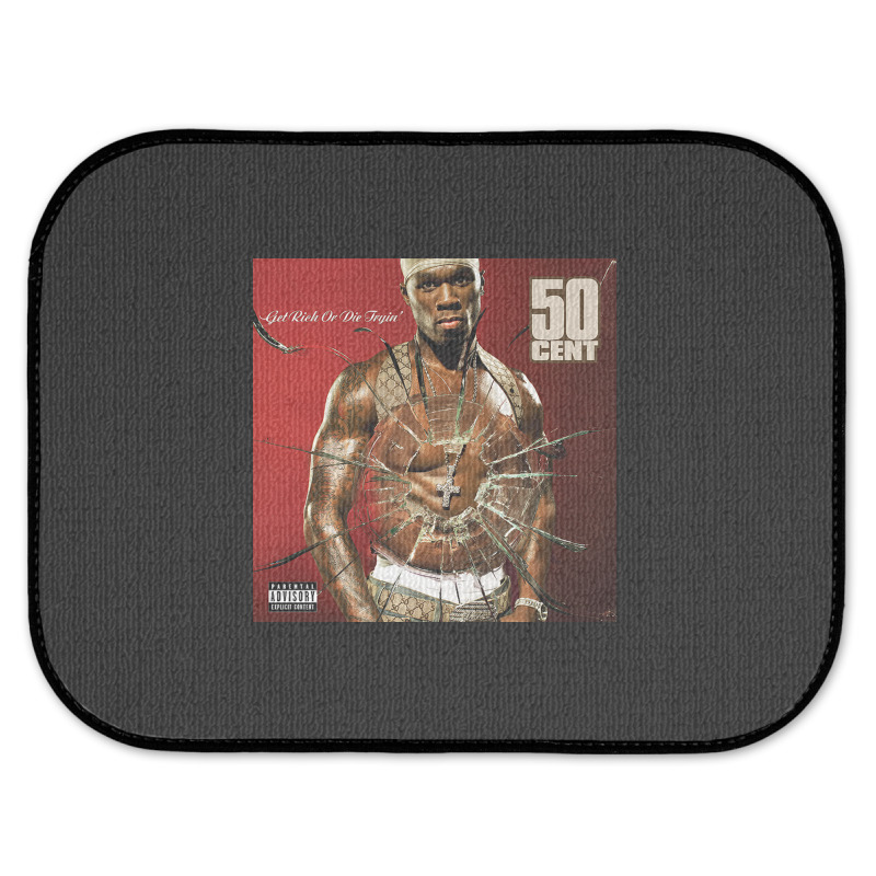 Get Rich Or Die Tryin' Rear Car Mat | Artistshot