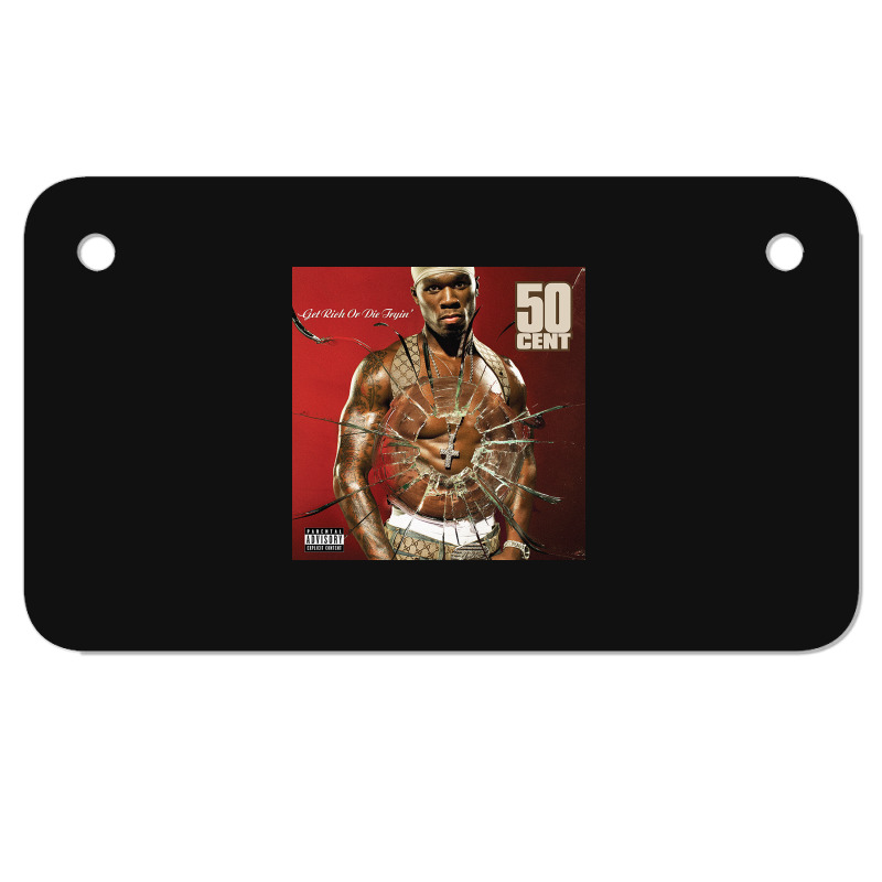 Get Rich Or Die Tryin' Motorcycle License Plate | Artistshot