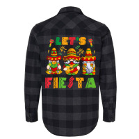 Let's Fiesta Cinco De Mayo Latin Gnomes Mexican Party Poncho T Shirt Flannel Shirt | Artistshot