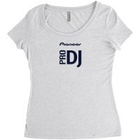 Captivating Pioneer Pro Dj Blue Old Women's Triblend Scoop T-shirt | Artistshot