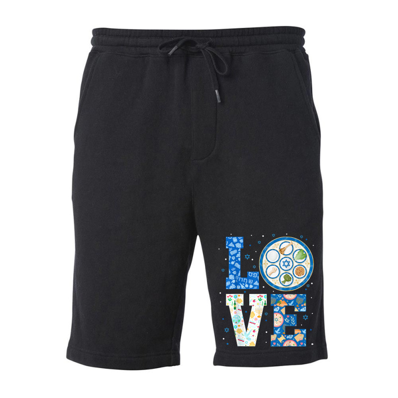 Love Cute Passover Decorations Funny Pesach Jewish Holiday T Shirt Fleece Short | Artistshot