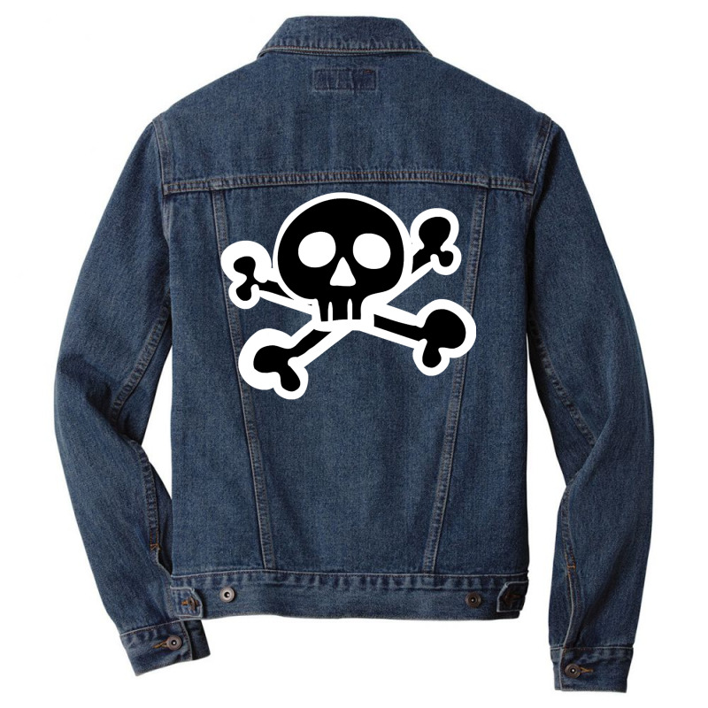 Goth Skull Halloween Boo Pumpkin Magic Men Denim Jacket by AdeArt | Artistshot