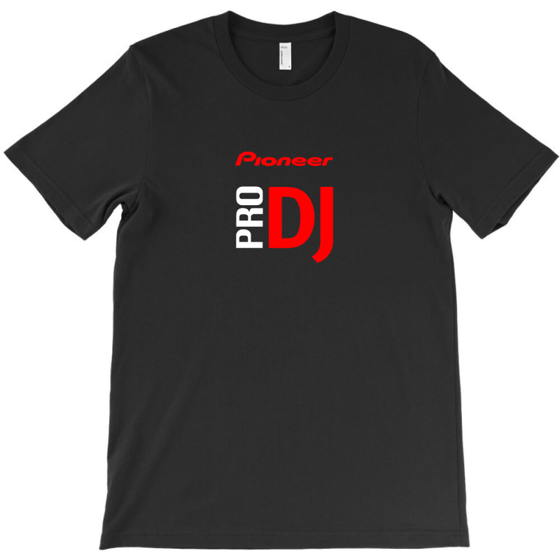 Fascinating Pioneer Pro Dj White Red T-Shirt by Bieniso | Artistshot