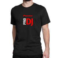 Fascinating Pioneer Pro Dj White Red Classic T-shirt | Artistshot