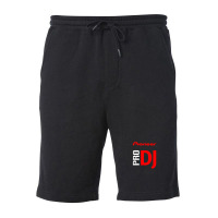 Fascinating Pioneer Pro Dj White Red Fleece Short | Artistshot