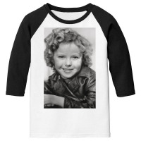 Shirley Temples Aviator Jacket Skin T Shirt Youth 3/4 Sleeve | Artistshot