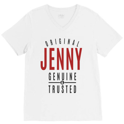Is Your Name, Jenny? This Shirt Is For You! V-neck Tee Designed By Chris Ceconello