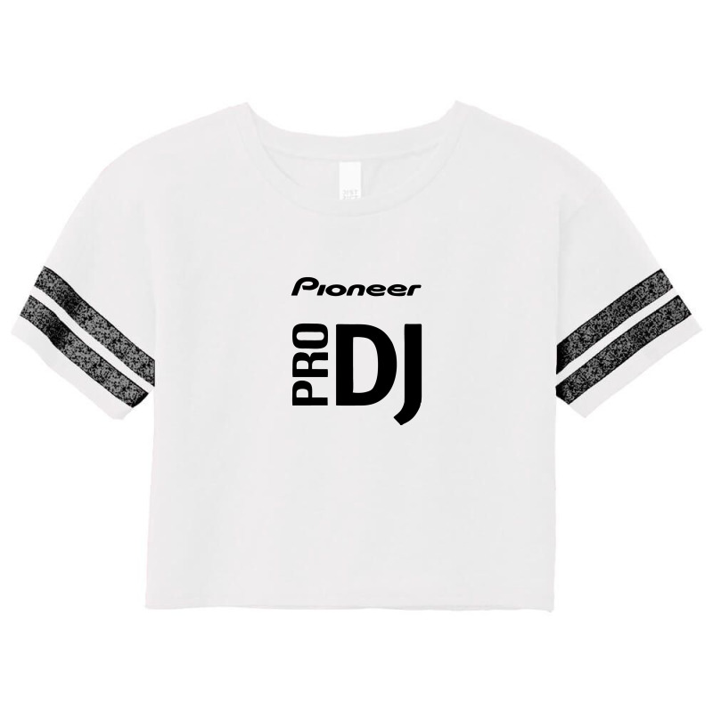 Appealing Pioneer Pro Dj Black Scorecard Crop Tee by Bieniso | Artistshot