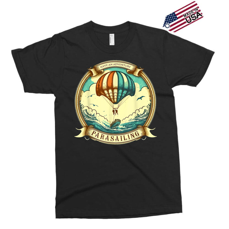 Have An Adventure Parasailing Paragliding Parasail Ocean T Shirt Exclusive T-shirt by alph0r9bang | Artistshot