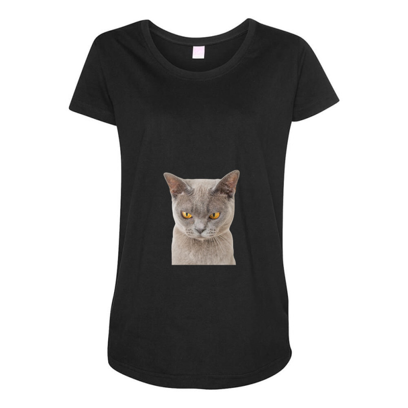 Angry Cat Meme 1 Maternity Scoop Neck T-shirt by JamesLong | Artistshot