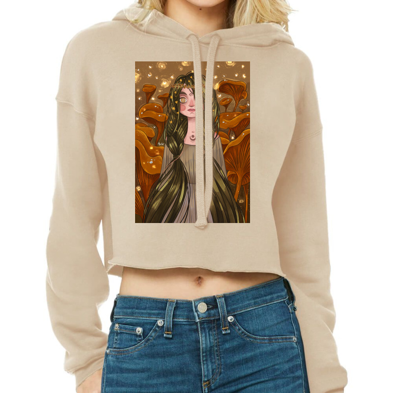 Forest Witch Cropped Hoodie by Olya Luki | Artistshot