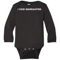 I Void Warranties   Funny Car Mechanic Car Lover Enthusiast T Shirt Long Sleeve Baby Bodysuit | Artistshot