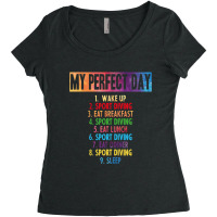 My Perfect Sport Diving Day 1 Women's Triblend Scoop T-shirt | Artistshot