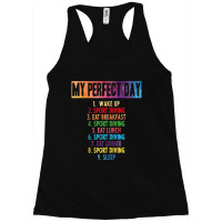 My Perfect Sport Diving Day 1 Racerback Tank | Artistshot