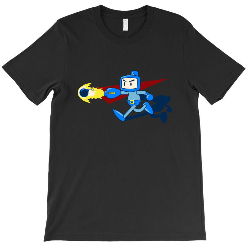 The Blue Bomber Man T-shirt | Artistshot