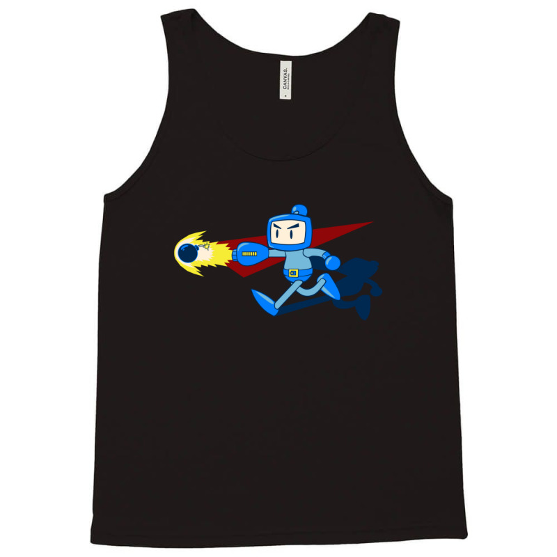 The Blue Bomber Man Tank Top | Artistshot