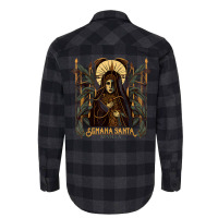 Illustration Of The Virgin Holy Week In Seville T Shirt Flannel Shirt | Artistshot