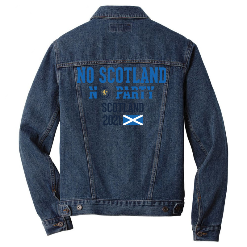 No Scotland No Party Scotland 2021 Men Denim Jacket by itxasdabyf | Artistshot