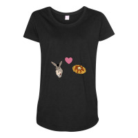 Donkey Loves Waffles Maternity Scoop Neck T-shirt | Artistshot