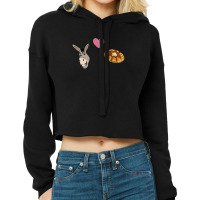 Donkey Loves Waffles Cropped Hoodie | Artistshot