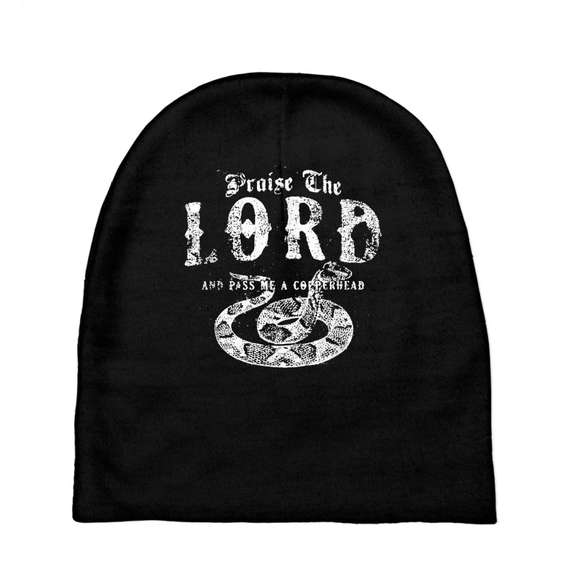 Praise The Lord And Pass Me A Copperhead T Shirt Baby Beanies | Artistshot