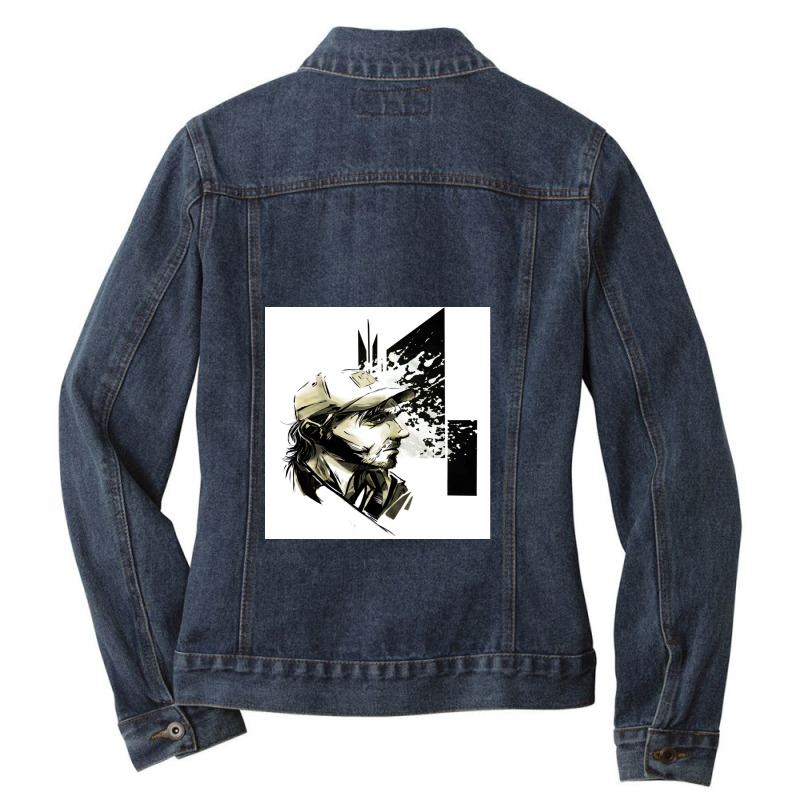 Metal Gear Vinesauce Ladies Denim Jacket by punimsalufu | Artistshot